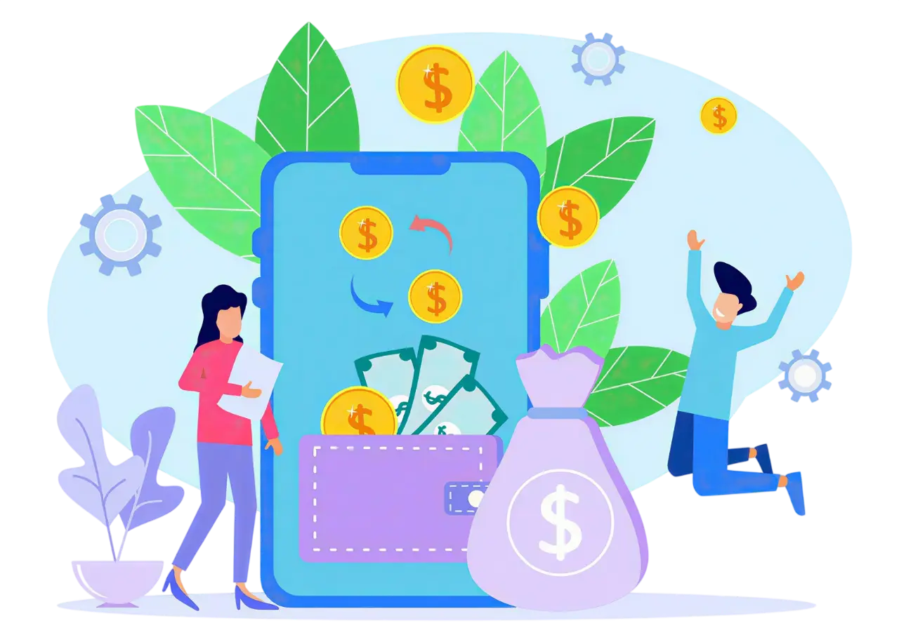 gift cards illustration